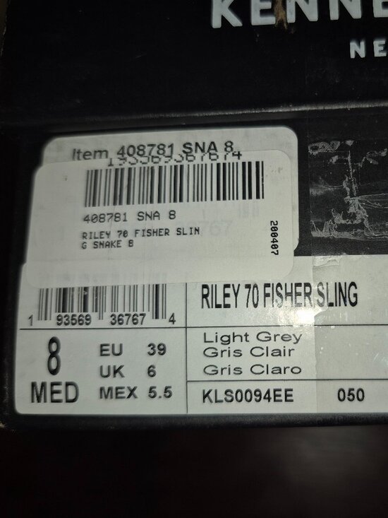 NWB Kenneth Cole Riley Snake Print Slingback sz 8 - Picture 9 of 9